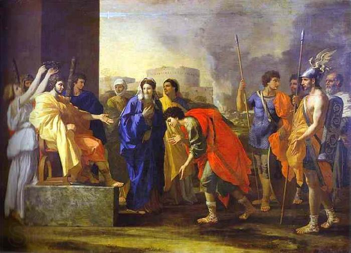 Nicolas Poussin The Continence of Scipio, Germany oil painting art